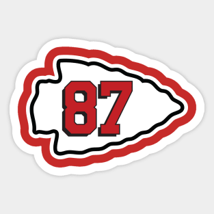 Kelce Arrowhead Sticker